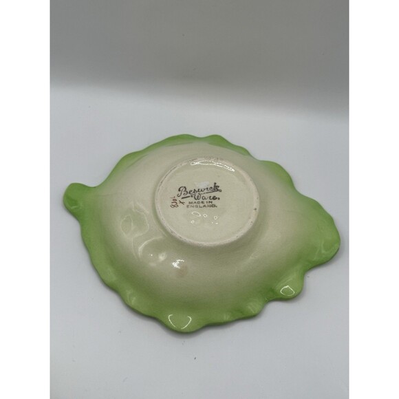 Vintage 1930s Beswick Ware Green Cabbage & Tomato Serving Plates Set Of 2 (214) - Picture 4 of 10